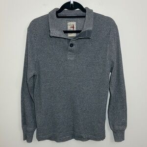 Relwen Men's Gray Long Sleeve Shirt